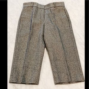 Joseph herringbone brushed wool shorts